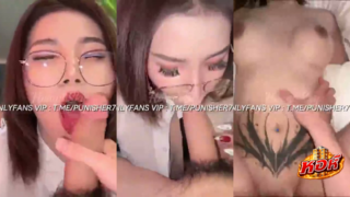 คลิปหลุด onlyfans น้องไอริส สาวแว่นเอวบางโดนจับสวิงกิ้ง โม๊คเต็มปาก นอนแหกหีให้เย็ดสด สองหนุ่มกระหน่ำซอยสุดเสียว ร้องเสียงหลง
